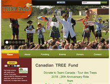 Tablet Screenshot of canadiantreefund.org